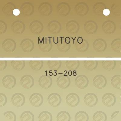 mitutoyo-153-208