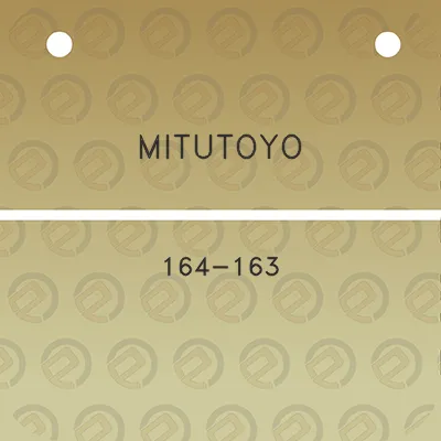 mitutoyo-164-163