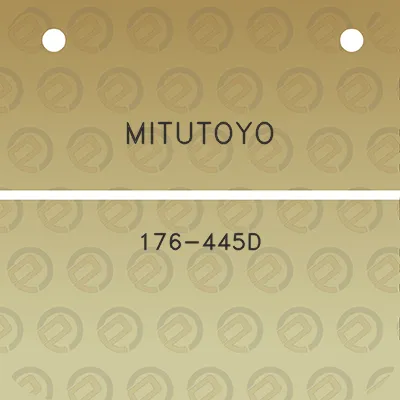 mitutoyo-176-445d