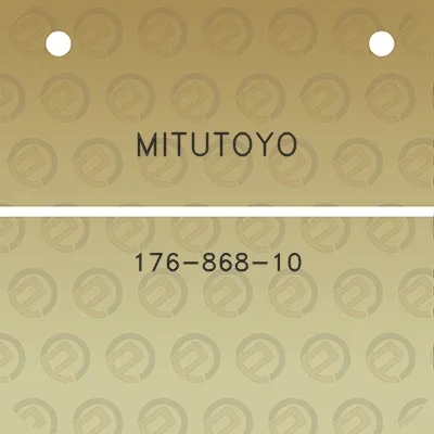 mitutoyo-176-868-10