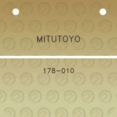 mitutoyo-178-010