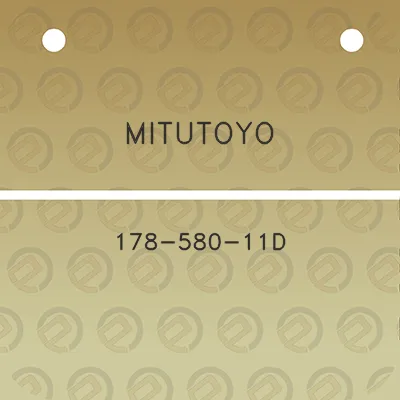 mitutoyo-178-580-11d