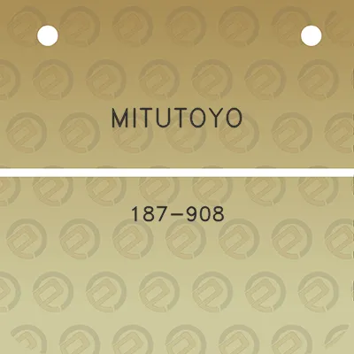 mitutoyo-187-908