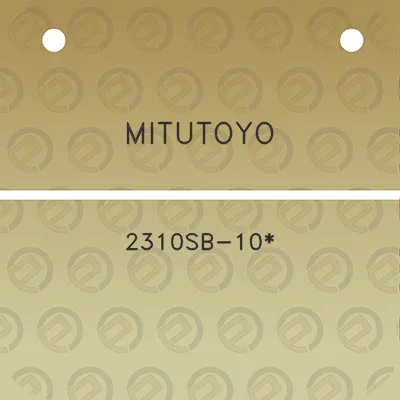 mitutoyo-2310sb-10