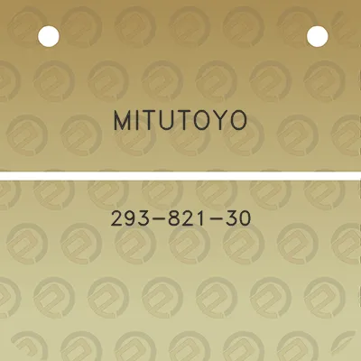 mitutoyo-293-821-30