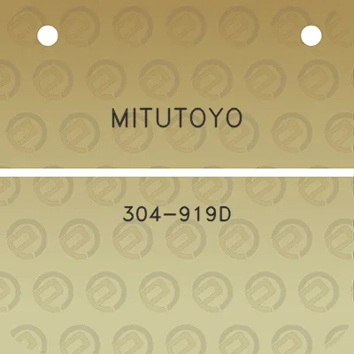 mitutoyo-304-919d