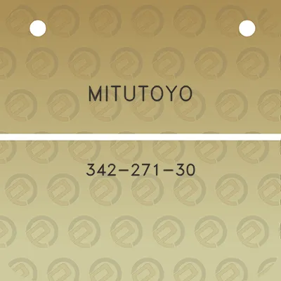 mitutoyo-342-271-30