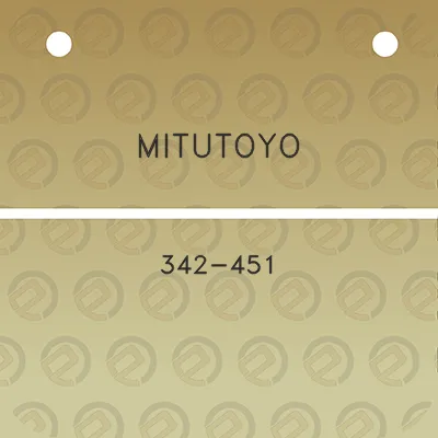 mitutoyo-342-451