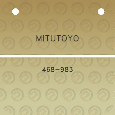 mitutoyo-468-983