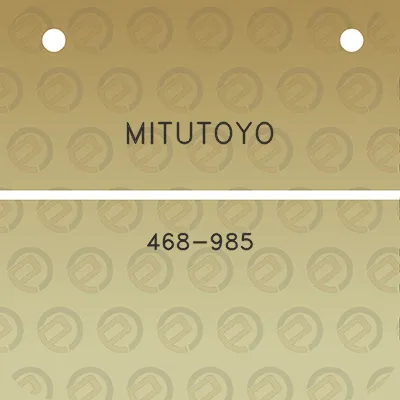 mitutoyo-468-985