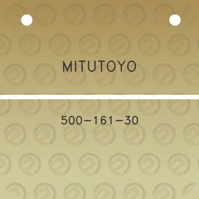 mitutoyo-500-161-30