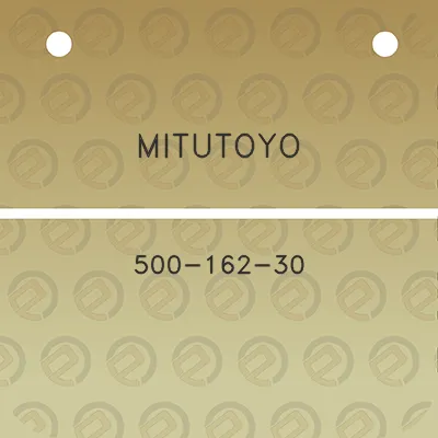 mitutoyo-500-162-30