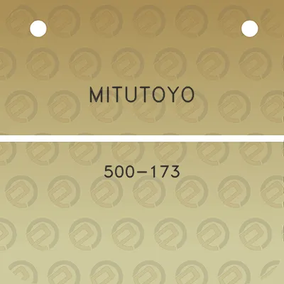 mitutoyo-500-173