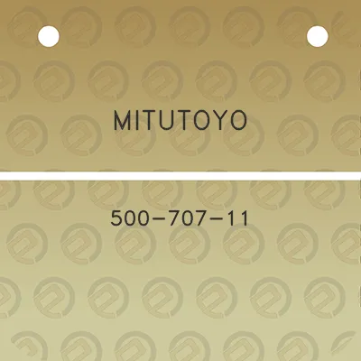 mitutoyo-500-707-11