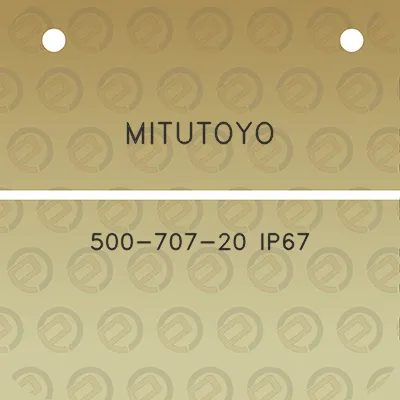 mitutoyo-500-707-20-ip67