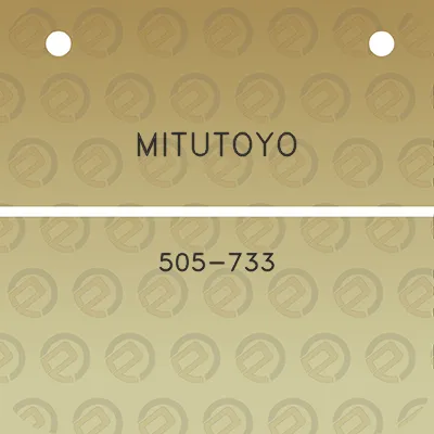 mitutoyo-505-733