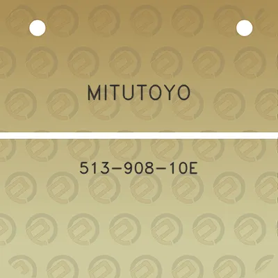 mitutoyo-513-908-10e