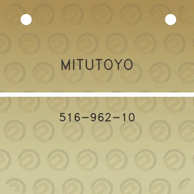 mitutoyo-516-962-10