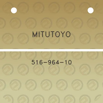 mitutoyo-516-964-10