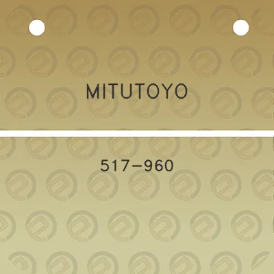 mitutoyo-517-960