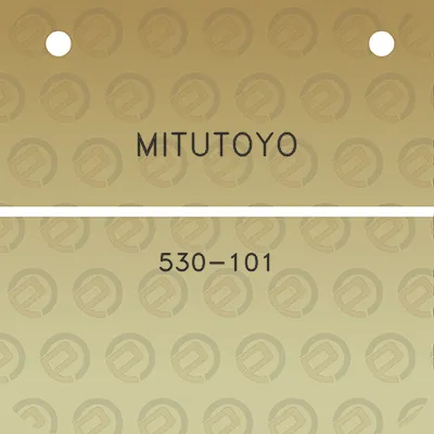 mitutoyo-530-101