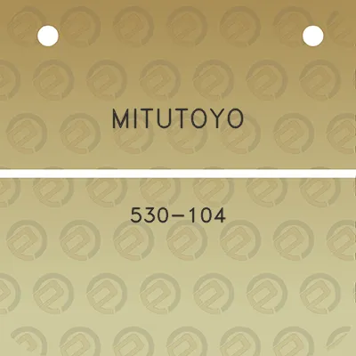 mitutoyo-530-104