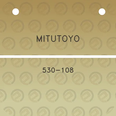 mitutoyo-530-108