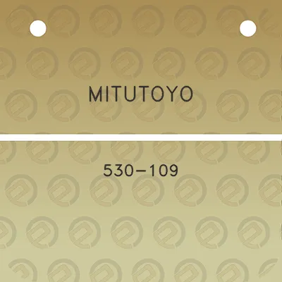 mitutoyo-530-109