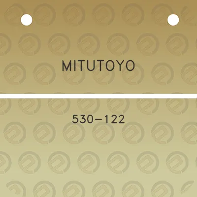 mitutoyo-530-122