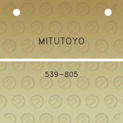 mitutoyo-539-805