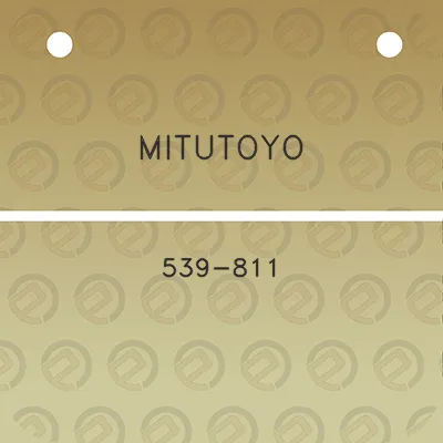 mitutoyo-539-811