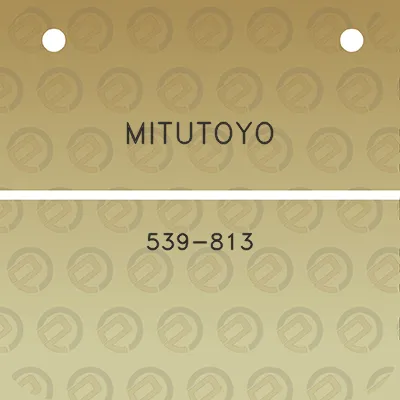 mitutoyo-539-813