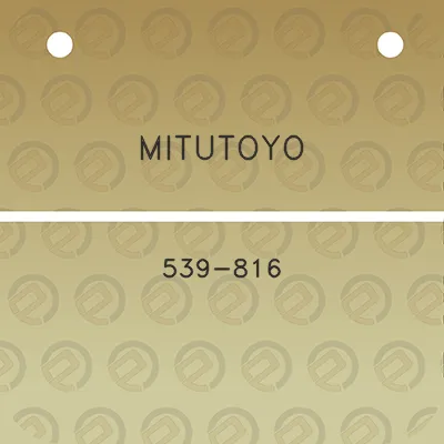 mitutoyo-539-816