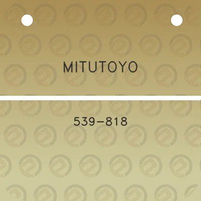 mitutoyo-539-818