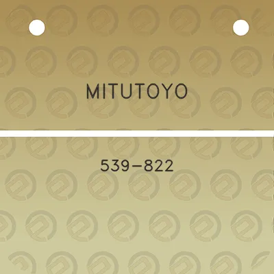 mitutoyo-539-822