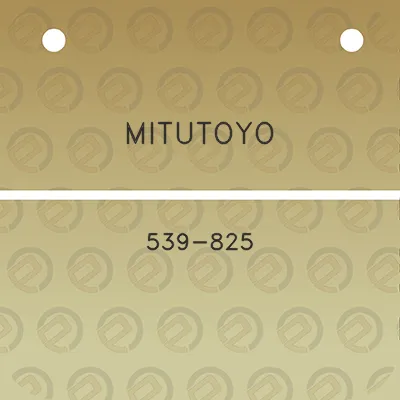 mitutoyo-539-825