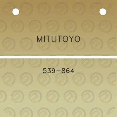 mitutoyo-539-864