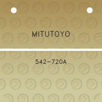 mitutoyo-542-720a