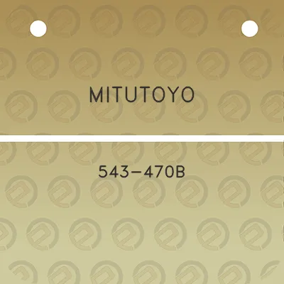 mitutoyo-543-470b