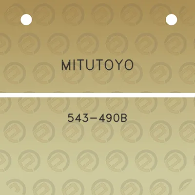 mitutoyo-543-490b