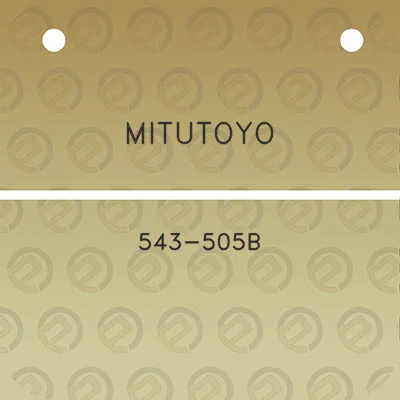 mitutoyo-543-505b