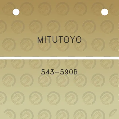 mitutoyo-543-590b