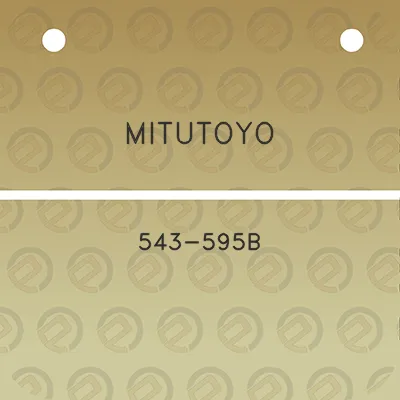 mitutoyo-543-595b