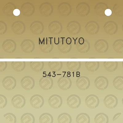 mitutoyo-543-781b