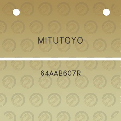 mitutoyo-64aab607r