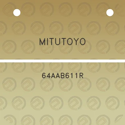 mitutoyo-64aab611r