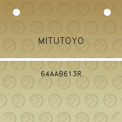 mitutoyo-64aab613r