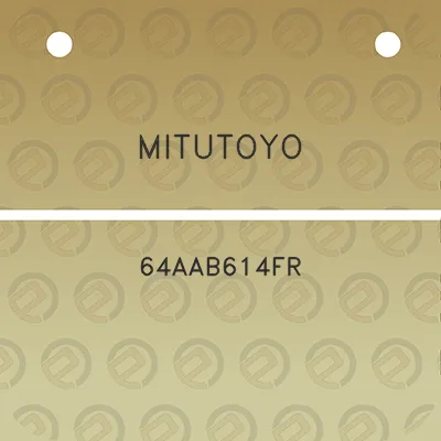 mitutoyo-64aab614fr