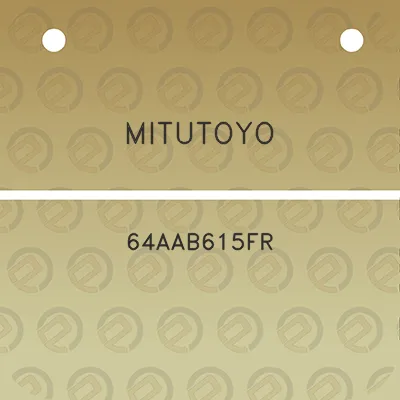 mitutoyo-64aab615fr