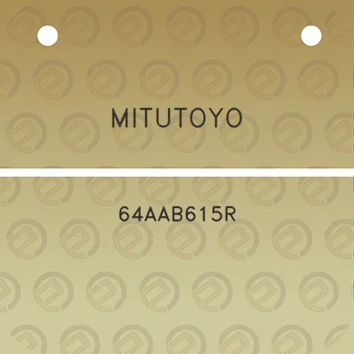 mitutoyo-64aab615r